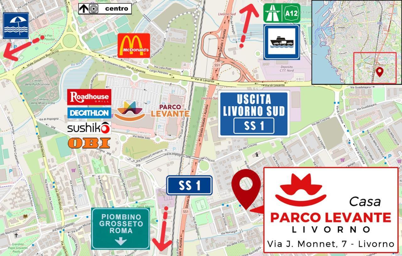 Casa Parco Levante ליבורנו מראה חיצוני תמונה